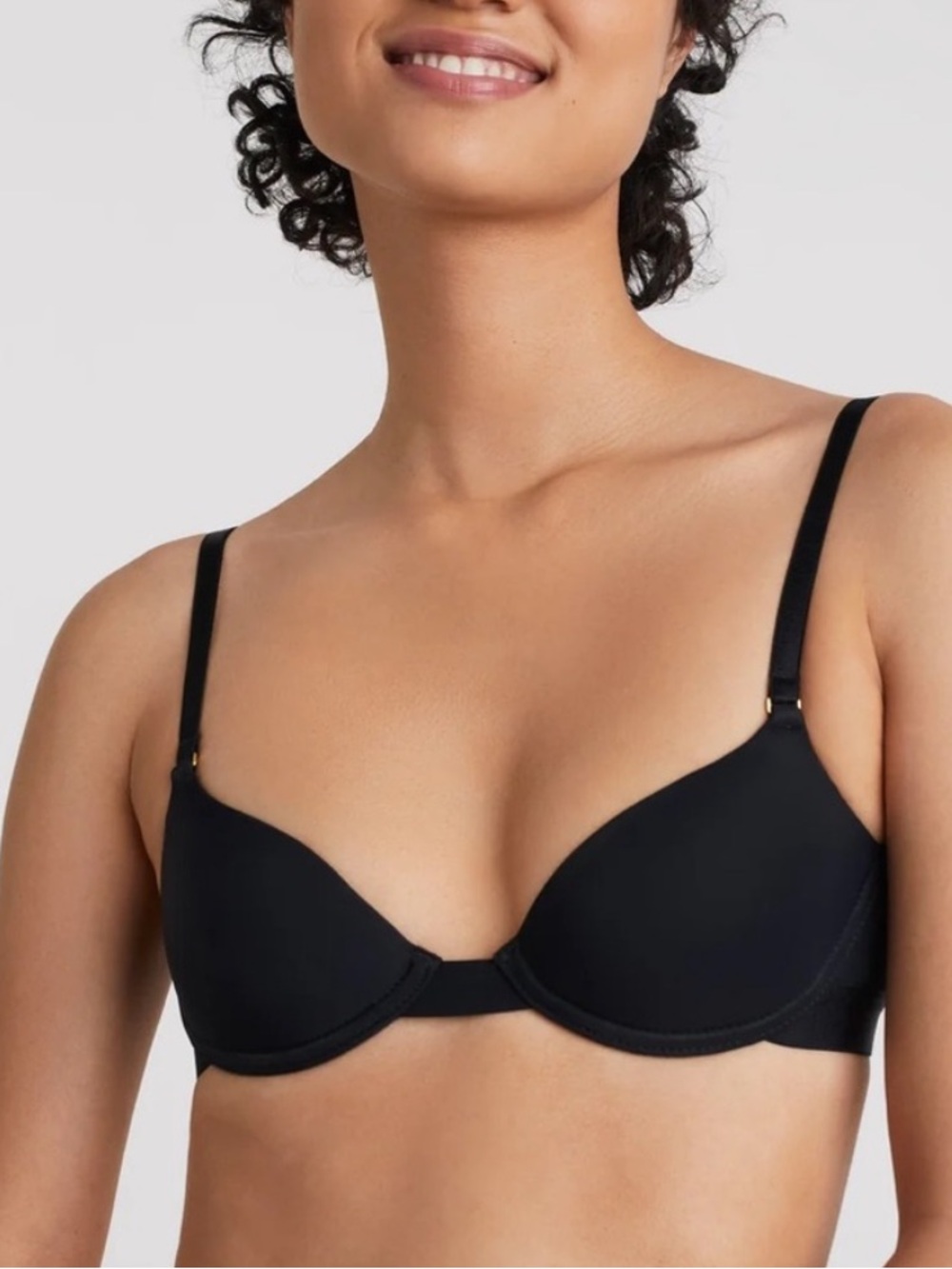 Pepper 32B Ultimate Contour T-Shirt Bra Black 0601 underwire padded minimalist